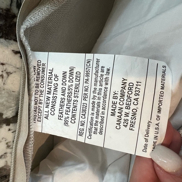 Kodiak III Cream Sand Gray Taupe Abstract Velvet Pillow-22” with 24” Insert Incl - Picture 6 of 7